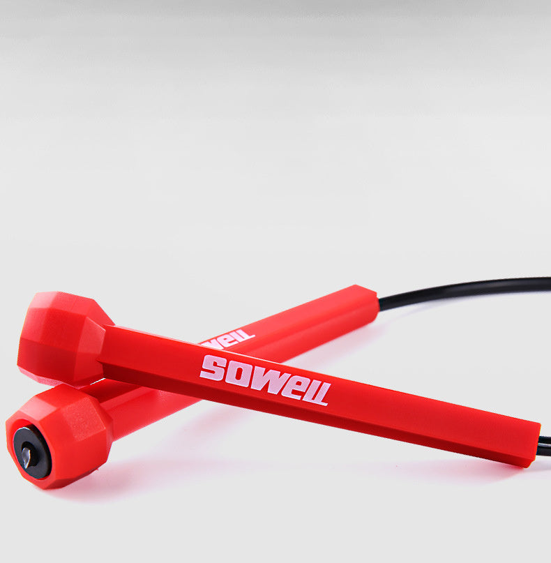 Fitness Crossfit Skipping Rope Cord Speed Jumping Exercise Equipment Adjustable Boxing Skipping Sport Rope Red Balck